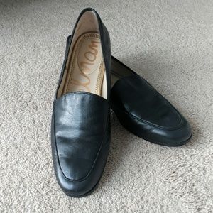 Sam Edelman Leon black leather loafers EUC